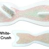 Superfly Flies 8" Flashers 8" White- Double Crush Glow