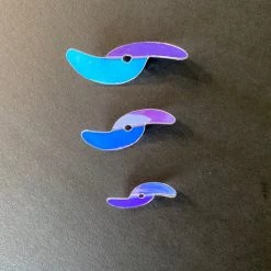 Superfly Flies Moon Jelly Spinner Blades