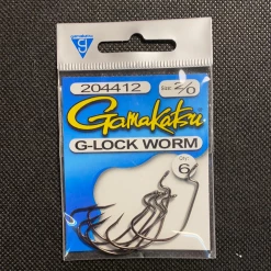 Gunarama Gamakatsu 2/0 G-Lock Worm Hooks And Sinkers