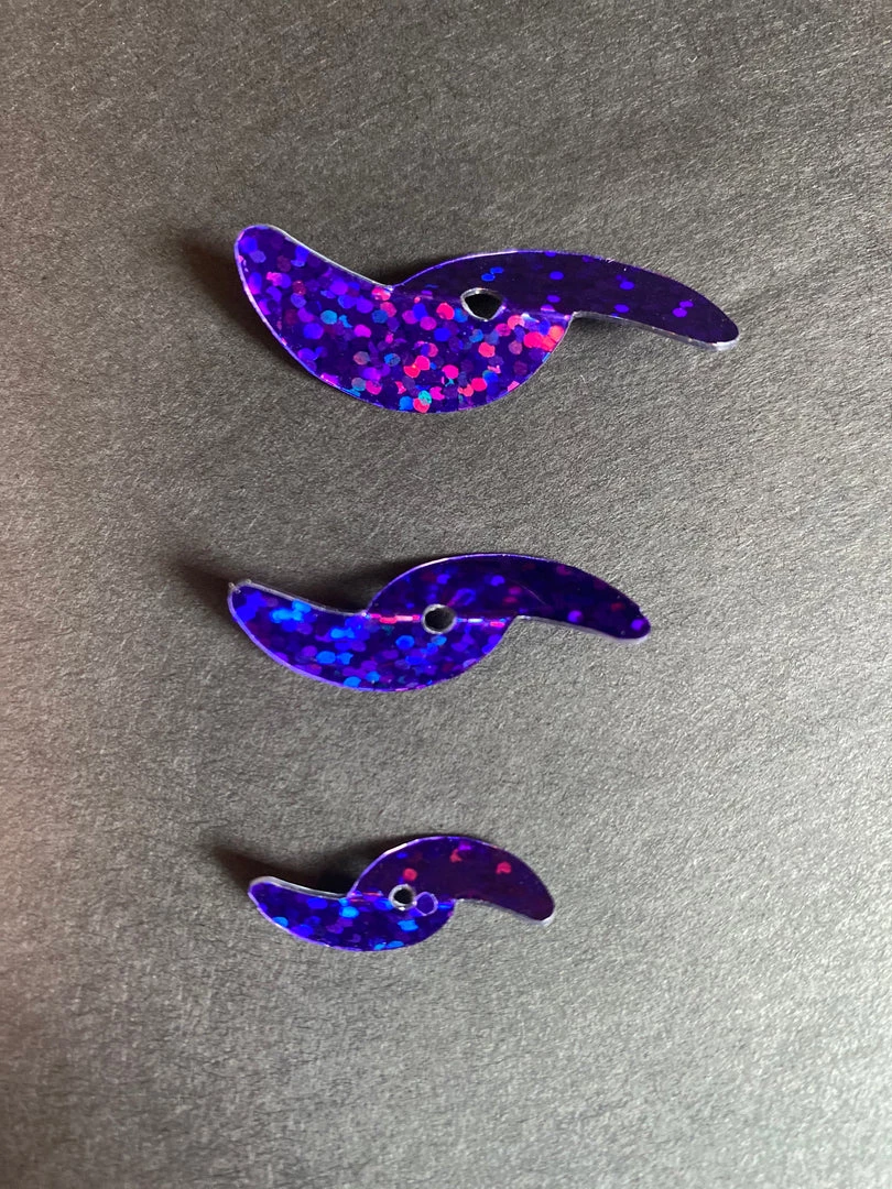 Superfly Flies Purple Spinner Blades 1 Superfly Flies Purple Spinner Blades