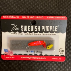Gunarama Ice Fishing Tackle Swedish Pimple 2 Red Ice