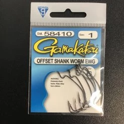 Gunarama Gamakatsu Offset Worm Hook Size1