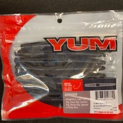 Gunarama Yum Dinger 4" Black/Blue Flake Plastic’s