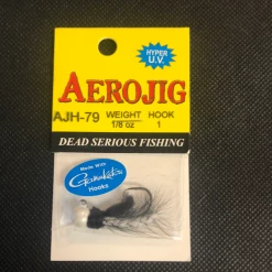 Gunarama Aero Jig 1/8oz Black/white Steelhead Gear