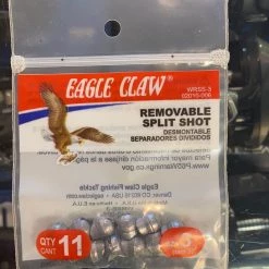 Gunarama Eagle Claw Size 3 Removable Split Shot