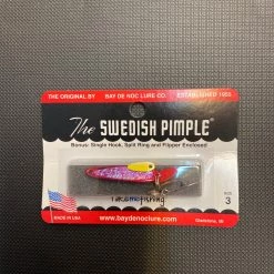 Gunarama Swedish Pimple Size 3 Red Ice Spinners