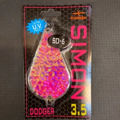 Big Rock Simon Dodger Pink Crackle Dodgers