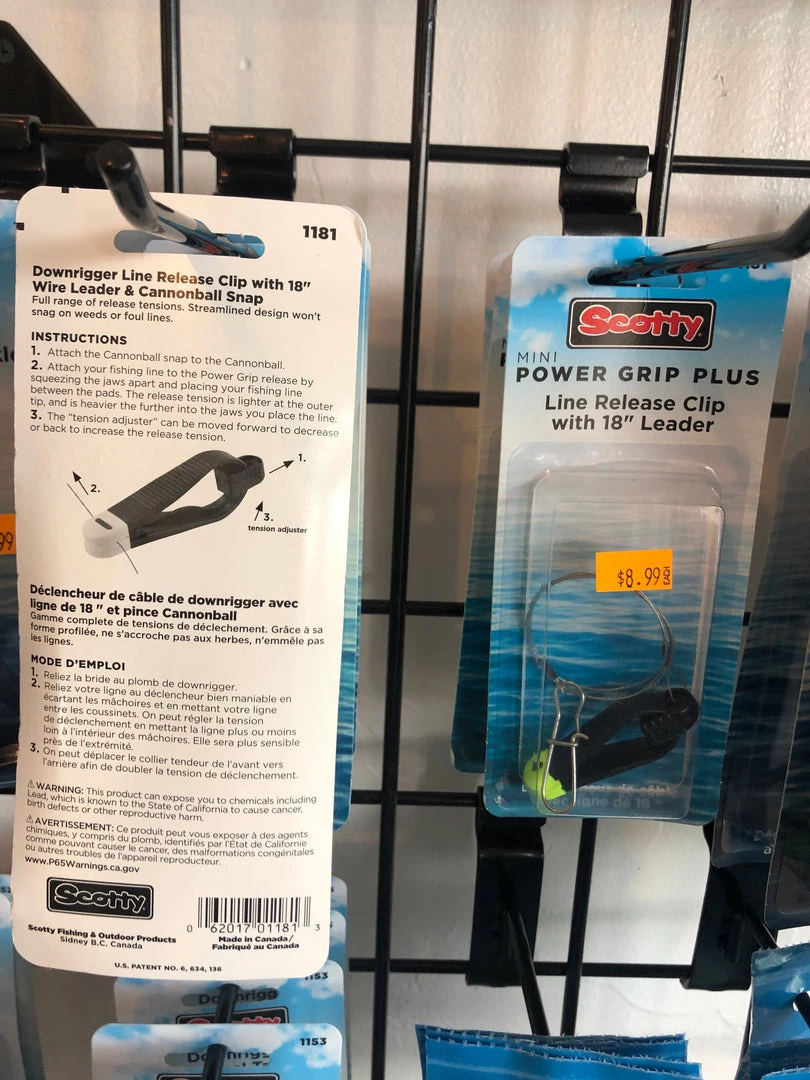 Gunarama Downriggers, Divers, Planer Boards Scotty Mini Power Grip Release #1181 1 Gunarama Downriggers, Divers, Planer Boards Scotty Mini Power Grip Release #1181