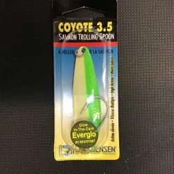 Gunarama Trolling Spoons Coyote 3.5 Green Glow