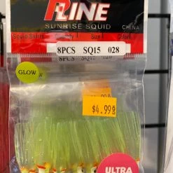 Gunarama Pline 1.5 Squid (UV Glow) Soft Baits