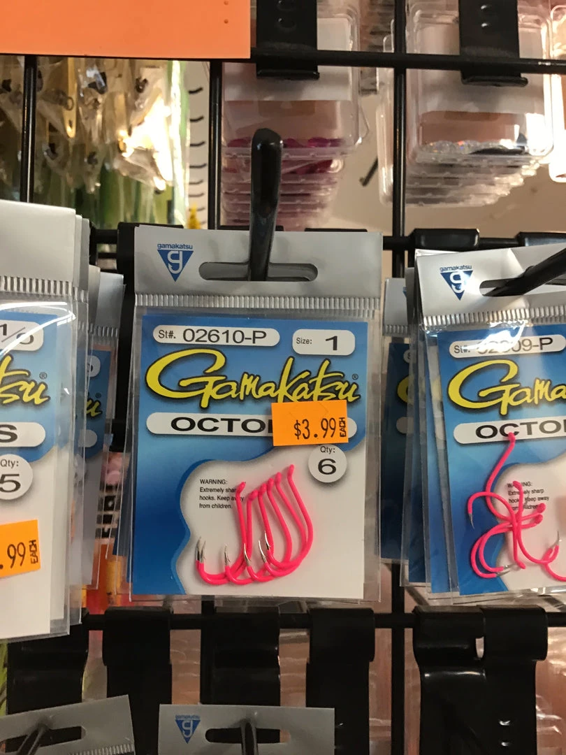 Gunarama Hooks And Sinkers Gamakatsu Octopus Pink Size:1 1 Gunarama Hooks And Sinkers Gamakatsu Octopus Pink Size:1