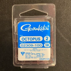 Gunarama Gamakatsu 2 Octopus (Red) Hooks And Sinkers