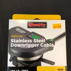 Superfly Flies Scotty Premium Stainless Steel Downrigger Cable #1000 Downriggers, Divers, Planer Boards
