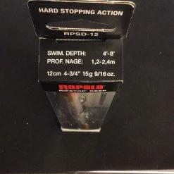 Big Rock Rapala RIPSTOP DEEP Minnow 12 (Purple Descent)