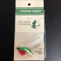 Gunarama Custom Angler (green Pearl) Bucktail Flies