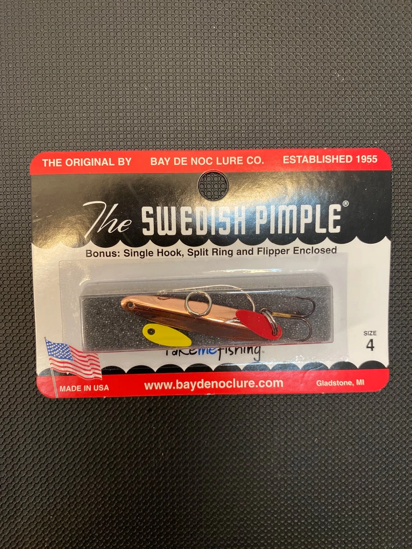 Gunarama Swedish Pimple Size 4 Copper Spinners 1 Gunarama Swedish Pimple Size 4 Copper Spinners