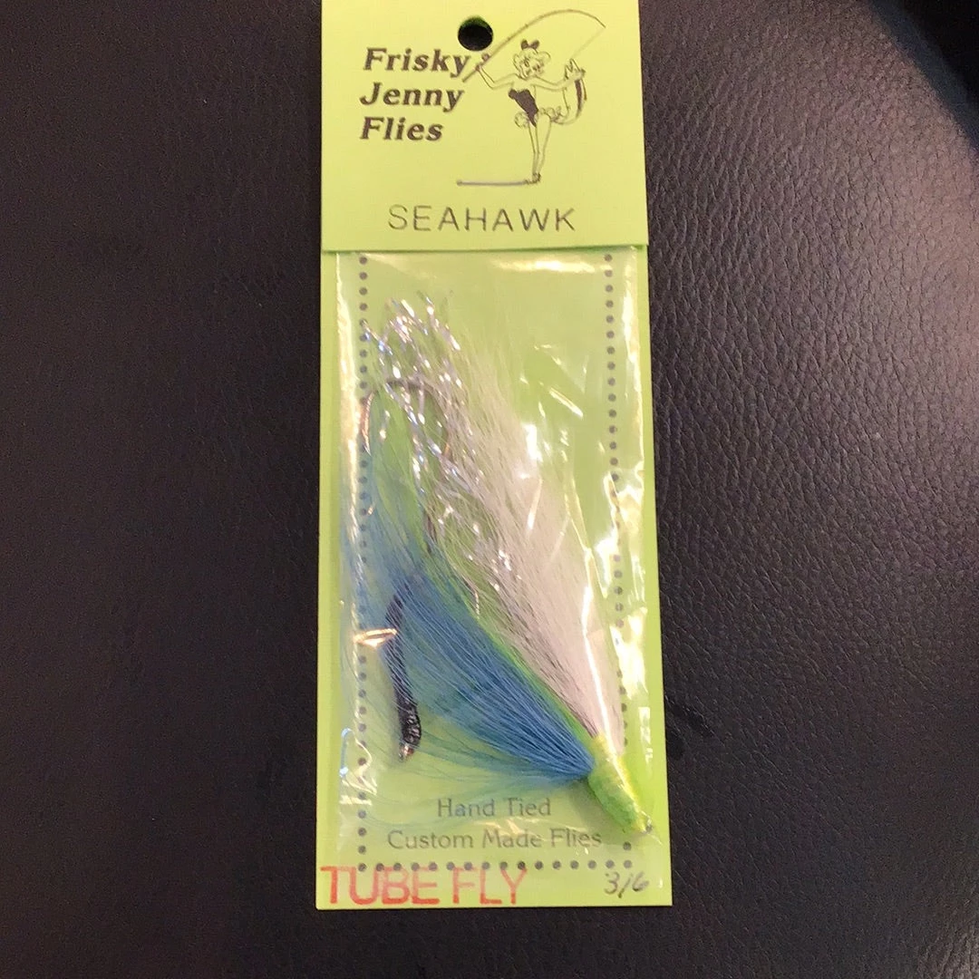 Bucktail Flies Frisky Jenny Seahawk (tube Fly) 1 Bucktail Flies Frisky Jenny Seahawk (tube Fly)