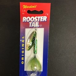 Gunarama Rooster Tail 1/4oz M. Gold/ Green PIR