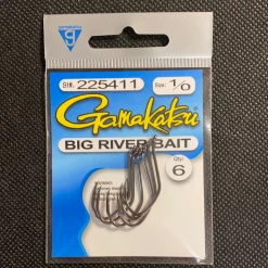 Gunarama Gamakatsu 1/0 Big River Bait (Black)