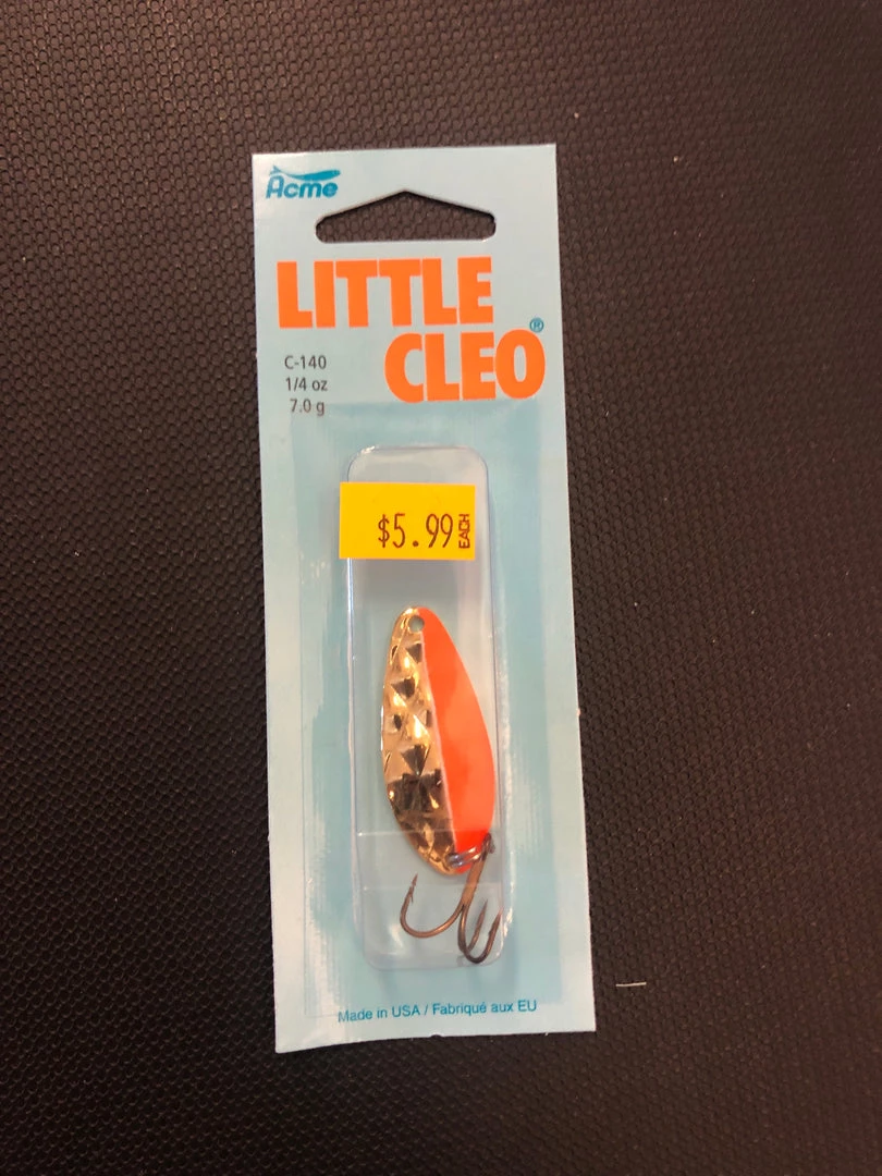 Gunarama Little Cleo 1/4 Oz Hammered Orange/gold 1 Gunarama Little Cleo 1/4 Oz Hammered Orange/gold