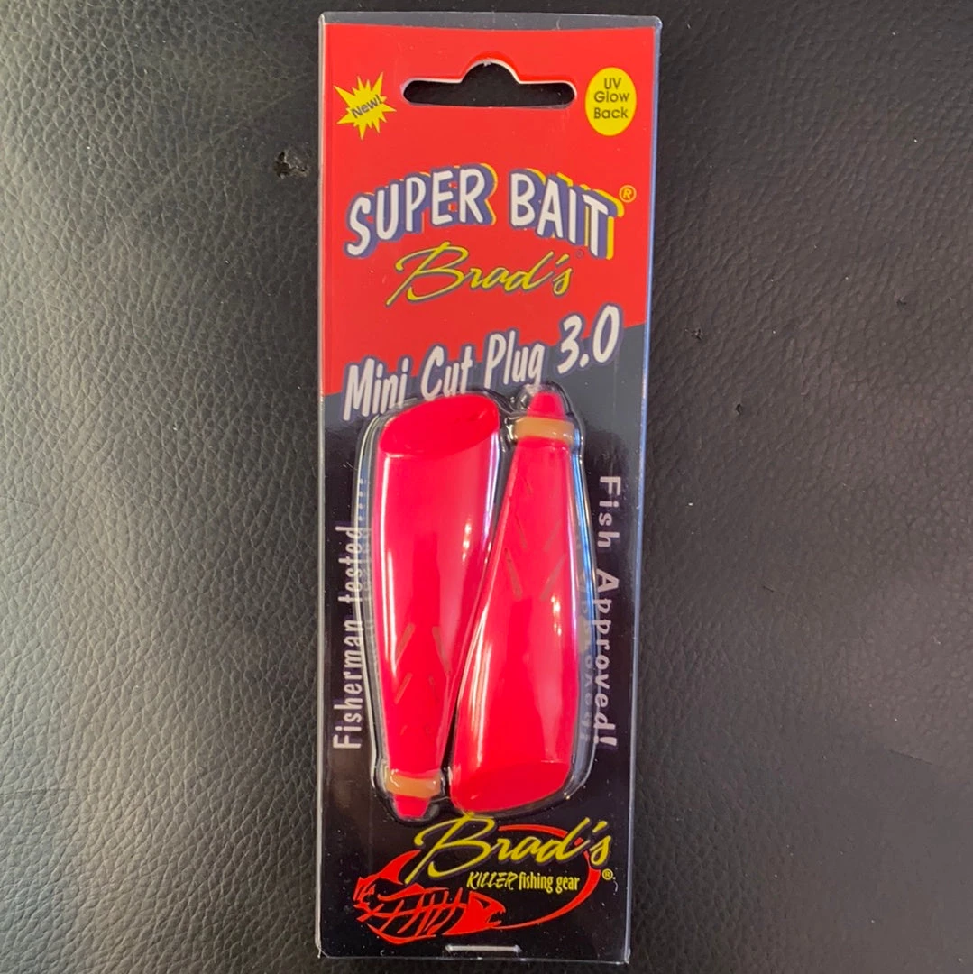 Gunarama Brads Mini Cut Plug 2-Pack (Hot Pink) 1 Gunarama Brads Mini Cut Plug 2-Pack (Hot Pink)