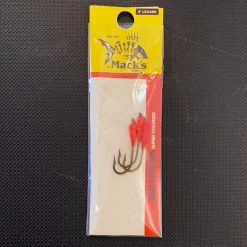 Gunarama Mack's 4 Glow Hook (Hot Cerise) Hooks And Sinkers