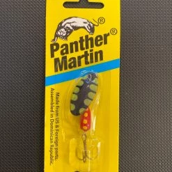 Superfly Flies Panther Martin 1/4oz Black/red/yellow Spinners