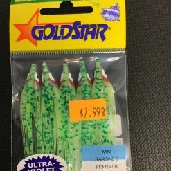 Gunarama Soft Baits Gold Star Mini Sardine 2 (green Speckle)