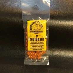 Gunarama Steelhead Gear Trout Beads 8mm (Orange Clear) 40ct