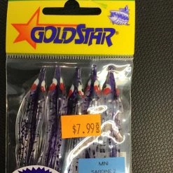 Gunarama Soft Baits Gold Star Mini Sardine 2 (purple Speckle)