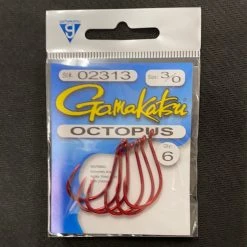 Gunarama Hooks And Sinkers Gamakatsu Octopus Red Size 3/0