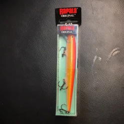 Gunarama Rapala F-13 Gold Fluorescent Red