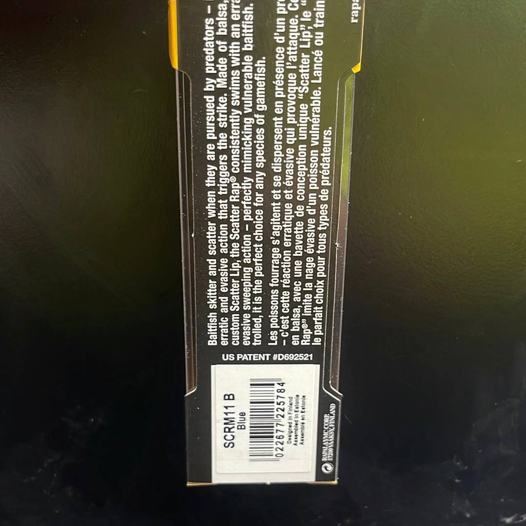 Superfly Flies Rapala Scatter Rap Minnow Blue 2 Superfly Flies Rapala Scatter Rap Minnow Blue