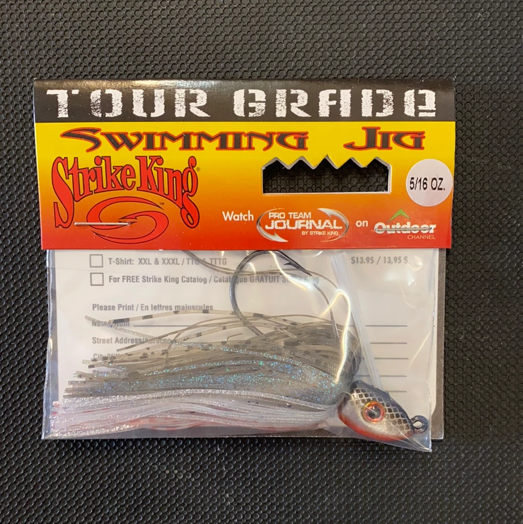 Gunarama Strike King 5/16oz Smokey Shad 1 Gunarama Strike King 5/16oz Smokey Shad