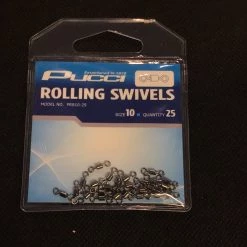 Gunarama Pucci Rolling Swivels Size 10 (25PK) Hooks And Sinkers