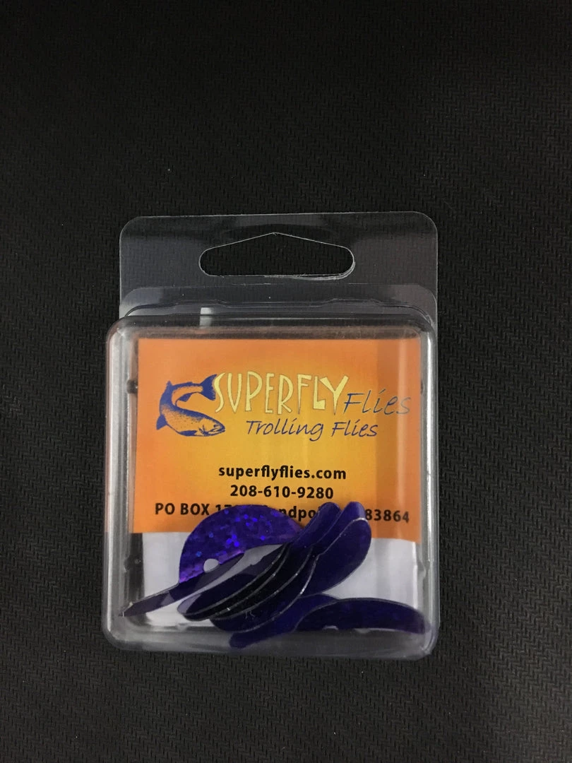 Superfly Flies Purple Spinner Blades 2 Superfly Flies Purple Spinner Blades