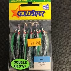 Gunarama Soft Baits Gold Star Mini Sardine 2 (black/green/pink)