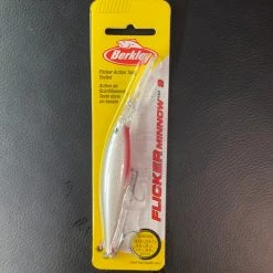 Gunarama Berkley Flicker Shad 9 Slick Pearl Silver