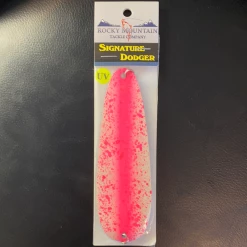 Rocky Mountain Tackle 5.5 UV Pink Splatter Dodgers