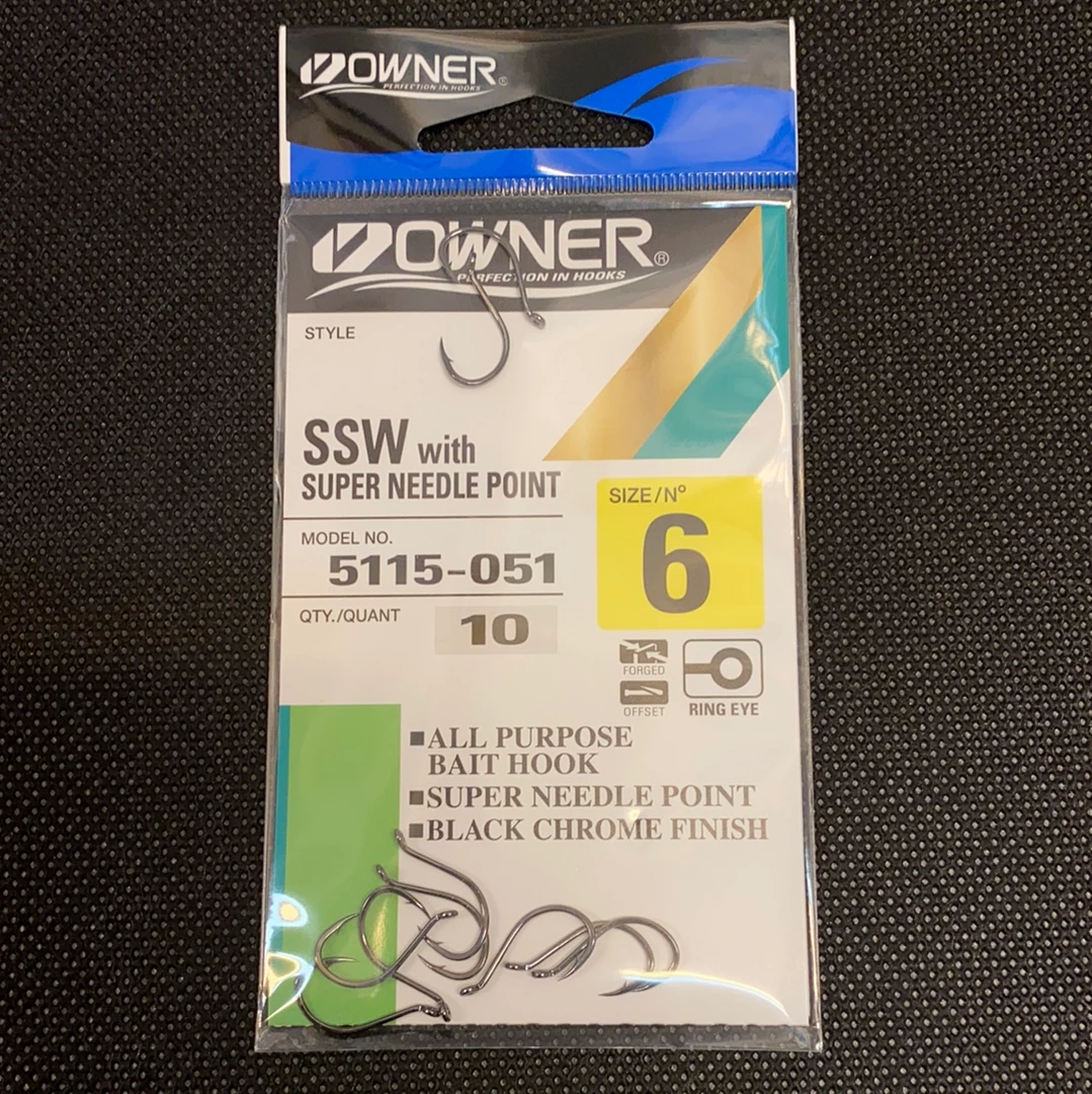 Gunarama Owner Size 6 SSW Hooks And Sinkers 1 Gunarama Owner Size 6 SSW Hooks And Sinkers
