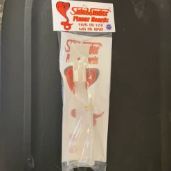 Superfly Flies Sidewinder Planner Boards (Crystal Clear) Downriggers, Divers, Planer Boards