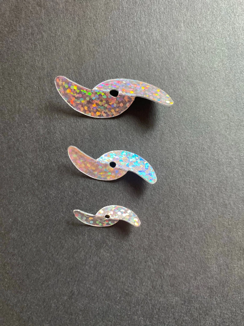 Superfly Flies Silver Spinning Blades Spinner Blades 1 Superfly Flies Silver Spinning Blades Spinner Blades