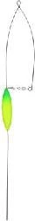 Gunarama Walleye Lures Wahoo Bottom Bouncer 1oz Lime/Chartreuse