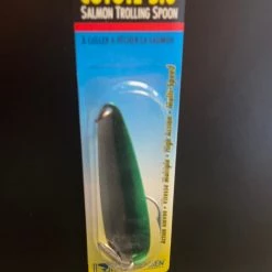 Gunarama Coyote 5.0 Nickel Neon Green Trolling Spoons