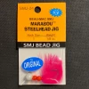 Superfly Flies Marabou Jig 1/8oz Pink/White Steelhead Gear
