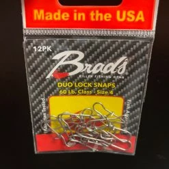 Gunarama Hooks And Sinkers Brads Size 4 Duo Lock Snaps