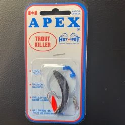 Gunarama Apex 1.0 Trout Killer #301T Black Glitter Hot Spot Apex Lures
