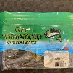 Superfly Flies Plastic’s Gary Yamamoto 4" Green Pumpkin / Black Flake