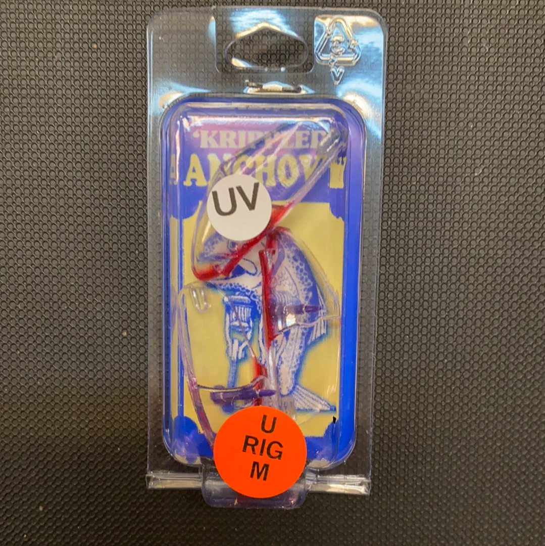 Superfly Flies Downriggers, Divers, Planer Boards Krippled Anchovy (Bloody Noose UV) 1 Superfly Flies Downriggers, Divers, Planer Boards Krippled Anchovy (Bloody Noose UV)