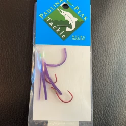 Paulina Peak Tackle Paulina Peak Micro Hoochie (purple Uv) Soft Baits